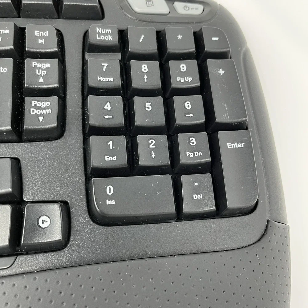 Logitech K350 Wireless Comfort Wave Keyboard Y-R0053 - No USB Receiver - Powers